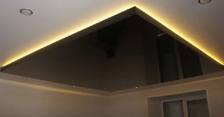Натяжной потолок с подсветкой Егорьевск, цена от 2134 руб.